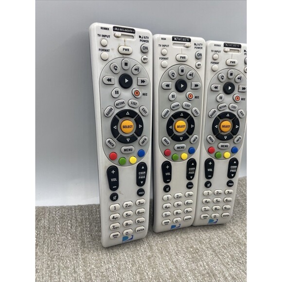 Lot Of 3 DIRECT TV Directv Remote Control RC65RBX Tested - Picture 2 of 6